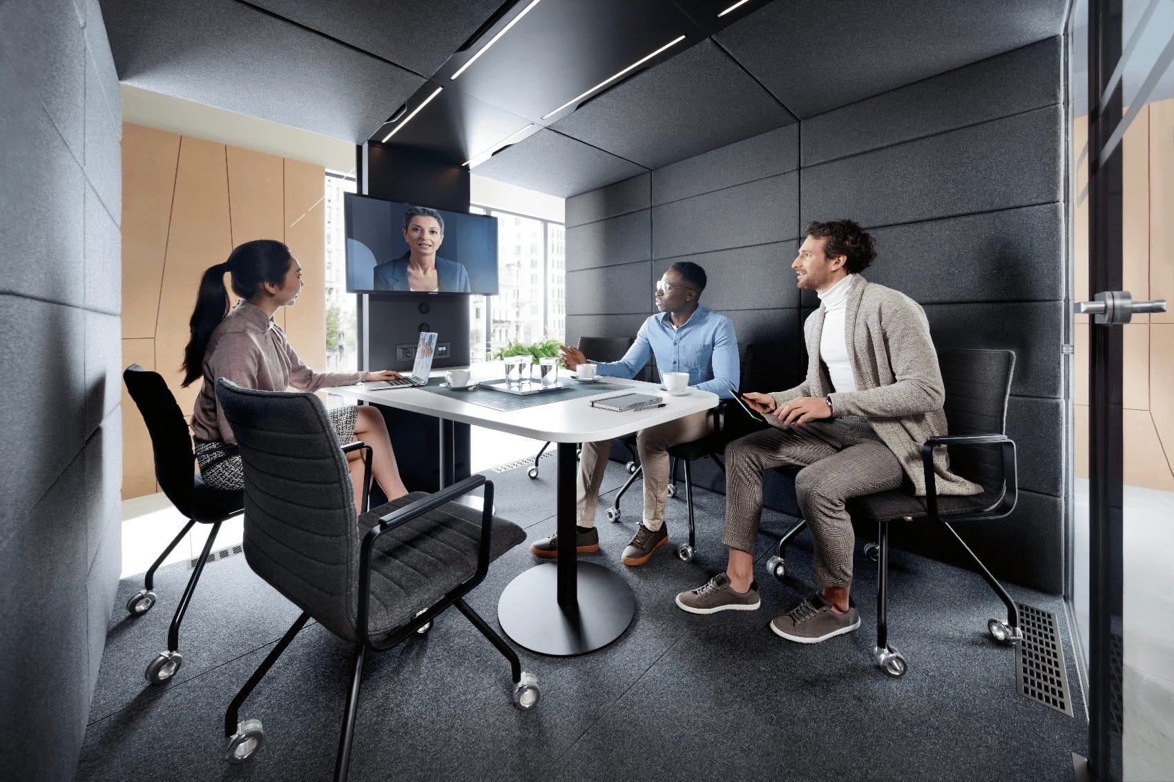 Meeting in der ruhigen Workbox xxl