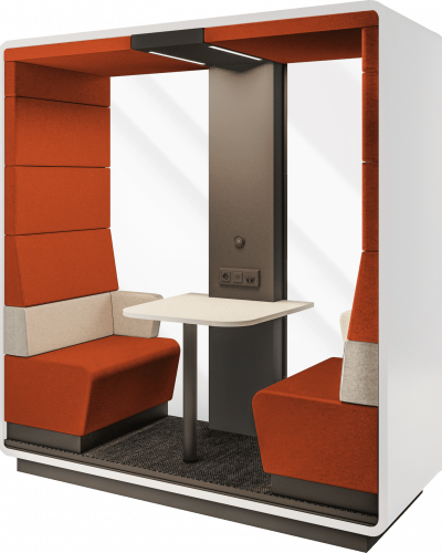 Work-Box-S-Akustikbox Acoustic resolution for the Office